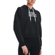 Under Armour Pulover Essential Script Hoodie-BLK XS