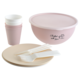 Piknik set, 17 delova, Roze-beli