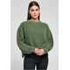 Womens wide oversize sweater sage