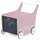 childhome® drveni voz s kotačima soft pink