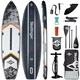 shumee Deska SUP SKATINGER Thor Grey 350x89x15 cm (11'6'') turna