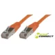 MicroConnect S/FTP CAT6 3m oranžen LSZH