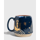 SKODELICA IZ GLAZIRANEGA KAMNA, NIGHTFALL BLUE