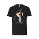 LOGOSHIRT Majica Der kleine Maulwurf  siva / rdeča / črna / bela
