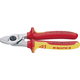 KNIPEX Makaze za kablove izolovane VDE hromirane 165 mm 95 16 165 crveno-žute