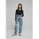 Womens Jersey Long Sleeve Bodysuit - Black