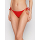 Puma Ženske kopalne hlače Side tie brief Rdeča