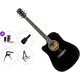 Pasadena PDC-10LE Premium SET Black Elektroakustična dreadnought