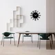 Wallity Zidni sat 48x48cm Crni