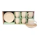 Sigma Set šolja za kafu RXG-N240760A, 180ml, Porcelan, 6 komada, Cof-bež