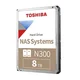 Toshiba 8TB N300 NAS 3,5 SATA 6Gb/s 7200rpm 512MB HDD disk