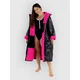 Dryrobe Advance Long Sleeve Surf Poncho black camo pink