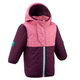 Skijaška jakna warm lugiklip dječja ljubičasto-ružičasta