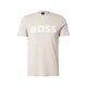 BOSS Majica Thinking 1 temno siva/bela