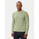 Tommy Jeans Pulover Essential DM0DM22853 Zelena Slim Fit