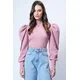 Trend Alaçati Stili Bluza roza
