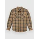 Salty Crew Daybreak Flannel Kids Shirt khaki