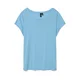 VERO MODA Majica VMAVA svetlo modra