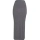 Womens ribbed skirt with high slit gray