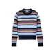 TOMMY HILFIGER Pulover mornarska/nebeško modra/pegasto siva/živo rdeča