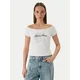 Guess Jeans Majica W6GI07 J1314 Bela Regular Fit