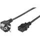 MicroConnect Kabel napajalni CEE 7/7 - C19 3m
