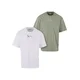 Karl Kani Majica Small Signature Essential zelena/bela