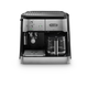 Delonghi BCO421.1 srebrna-, Črna Kombimaschine Filter-Siebträger