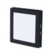 XLED 18W 4000K Nadgradni cetvrtasti LED panel plasticni ,1890Lm,217*217*31mm, Ra80, IP20 crni