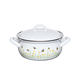 RIESS Kozica s pokrovom Bee 16cm/1l/dvojni ročaj/emajl