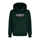 Jack & Jones Junior Majica JJJade temno zelena/korala/bela