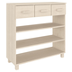 MAISON CHIC konzolna miza - miza ob steni HAMAR medeno rjava 90x35x90 cm trdna borovina, (21785904)