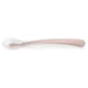Suavinex Colour Essence Silicone Spoon žlička 4 m+ Marshmallow Nude 1 kos