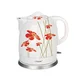 Keramični kuhalnik Feel-Maestro FLOWERS MR-066, 1,5 L, 1500 W, rdeč/bel