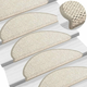 Greatstore Samolepilne preproge za stopnice sisal 15 kosov 65x25 cm bež