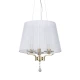 Ideal Lux - Luster na sajli PEGASO 3xE14/28W/230V prečnika 40 cm zlatan