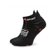 Compressport Pro Racing nogavice v4.0 Ultralight Run Low Black/Red T4