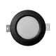 Ugradno LED svetlo CIRCLE, 3 W, 230 V, 4000 K, prečnik 9 cm, crno
