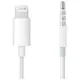 Apple lightning - 3,5 mm Jack audio kabel, bel, 1,2 m