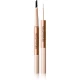 Makeup Revolution Fluffy Brow Filter Duo obojestranski svinčnik za obrvi za fiksacijo in obliko odtenek Dark Brown 0.12 g