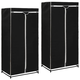 Greatstore Garderobne omare 2 kosa 75x50x160 cm črne