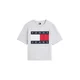 Tommy Jeans Majica mornarska/svetlo siva/rdeča/bela