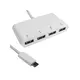 E-GREEN USB 3.1 tip C HUB 4port beli