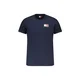 Tommy Jeans Majica Essential Flag DM0DM20740 Mornarsko modra Slim Fit