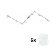 Eglo - LED spot svetlo MY CHOICE 6xE14/4W/230V hrom/bela
