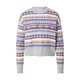 LEVIS Pulover Ines Fairlisle Sweater modra/rumena/siva/burgund