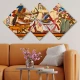 Wallity Slika 4MDF9571430, 60x115 cm, 4 dela