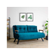 Atelier del Sofa ATELIER DEL SOFA Sando 2-Seater - Petrol Green raztegljiv dvosed, (20802293)