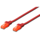Digitus DK-1617-100/R networking cable 10 m Cat6 U/UTP (UTP) Red