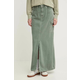 Jeans krilo Pepe Jeans MAXI SKIRT HW CLR zelena barva, PL901143